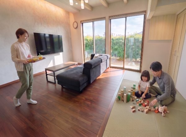 コンパクトでも、ゆったり過ごせる住まい