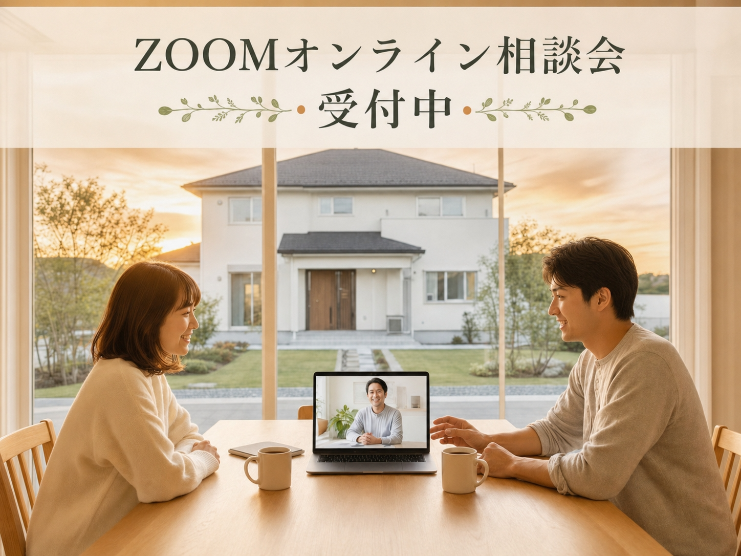 移動時間0秒 オンライン相談会 アイチャッチ 移動時間0秒 オンライン相談会 アイチャッチ