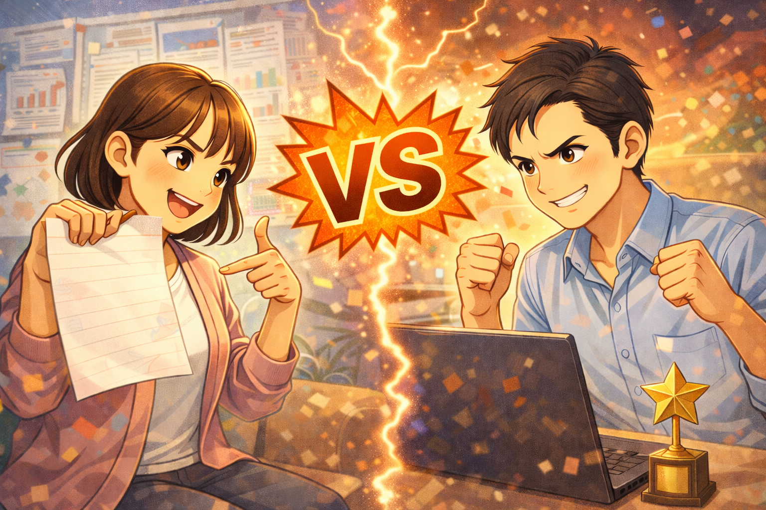 スタッフMからの挑戦状～ アイチャッチ