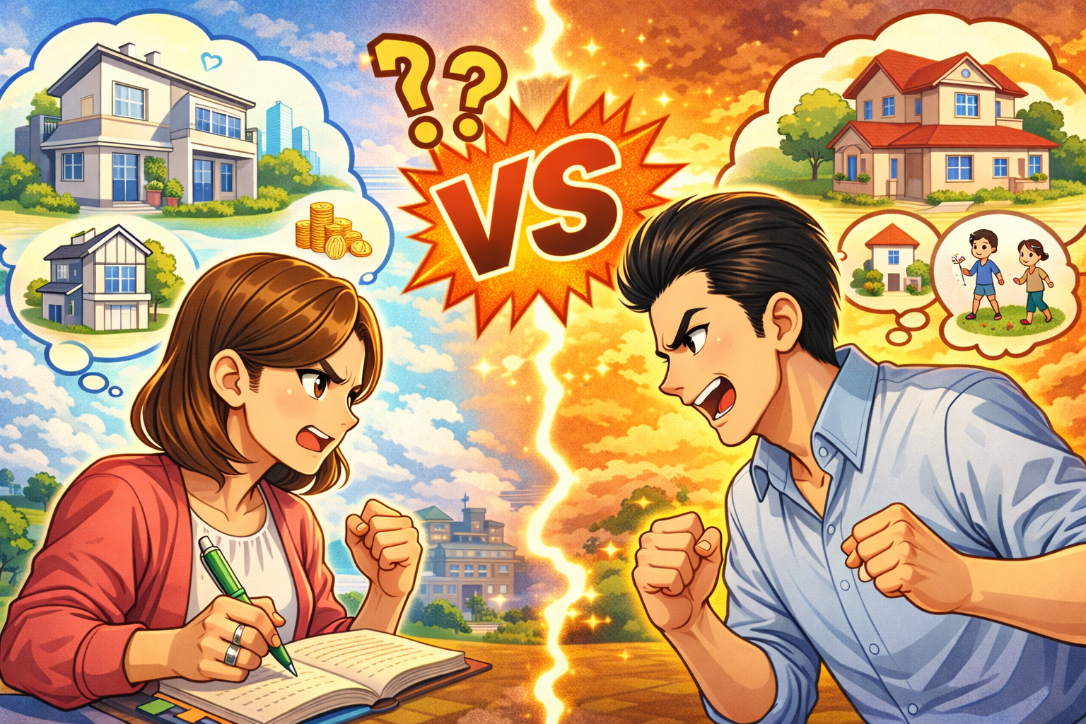 奥様 VS 旦那様 アイチャッチ