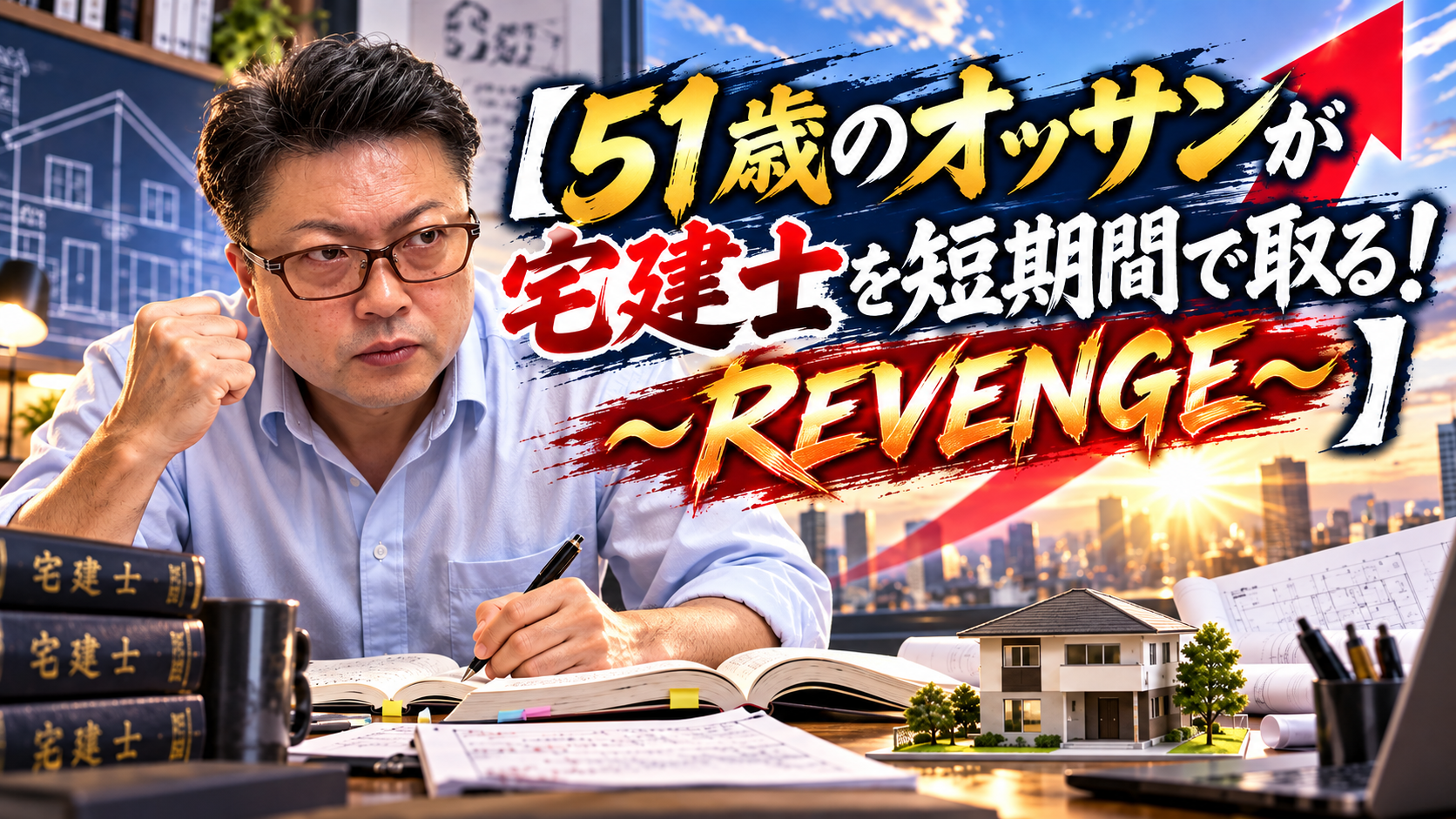 51歳のオッサンが宅建士を短期間で取る!~REVENGE~ アイチャッチ 51歳のオッサンが宅建士を短期間で取る!~REVENGE~ アイチャッチ